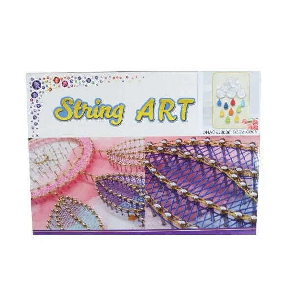 Cloud String Art Kit with Stand. Simple Decorative DIY String Art Craft Kit M1-3 DHACE28036