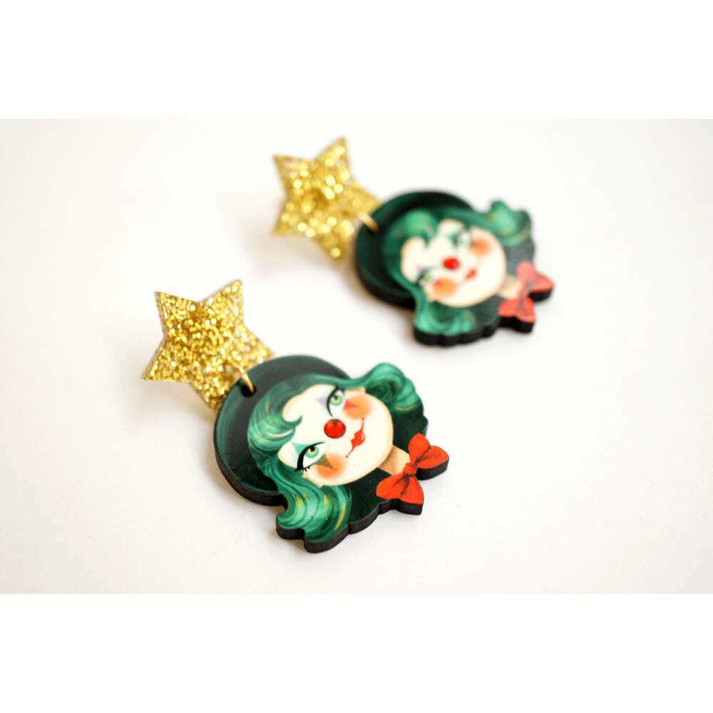 Clown Earrings by Laliblue – view 2