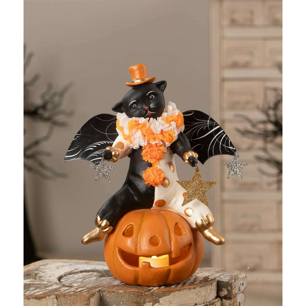 Clowning Cat on Jack by Bethany Lowe Designs, image 2