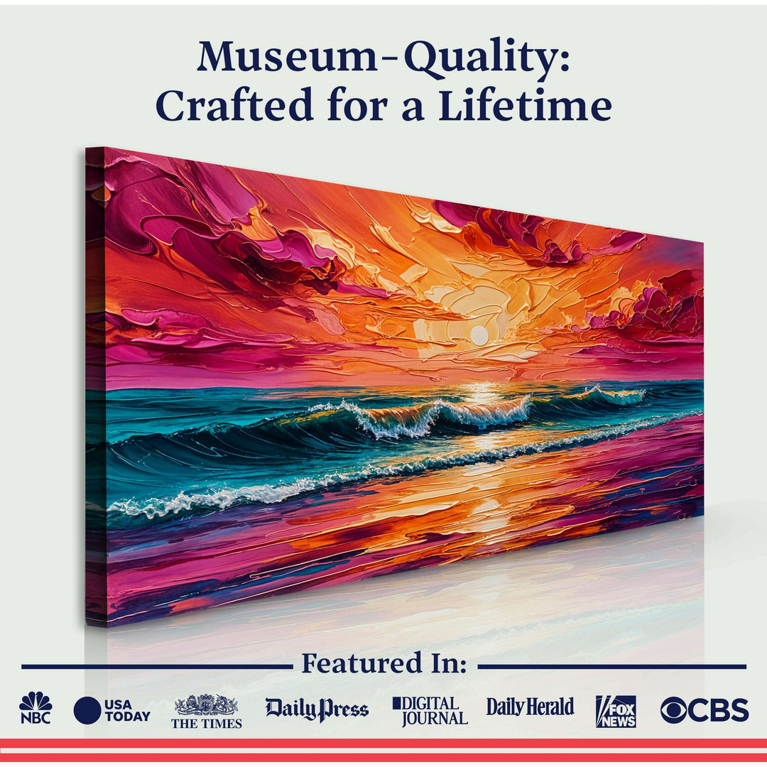 Coastal Sunset Wall Art