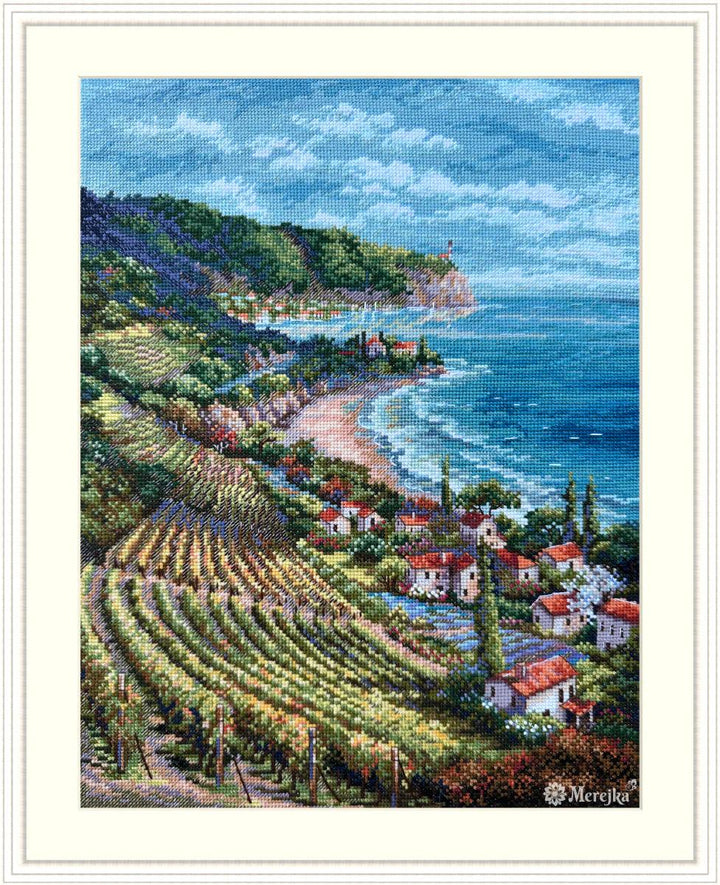 Coastline View K-226 Counted Cross-Stitch Kit