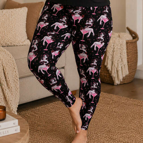 Cocktail Crush Leggings by Miss Fluff x Lipstick & Chrome