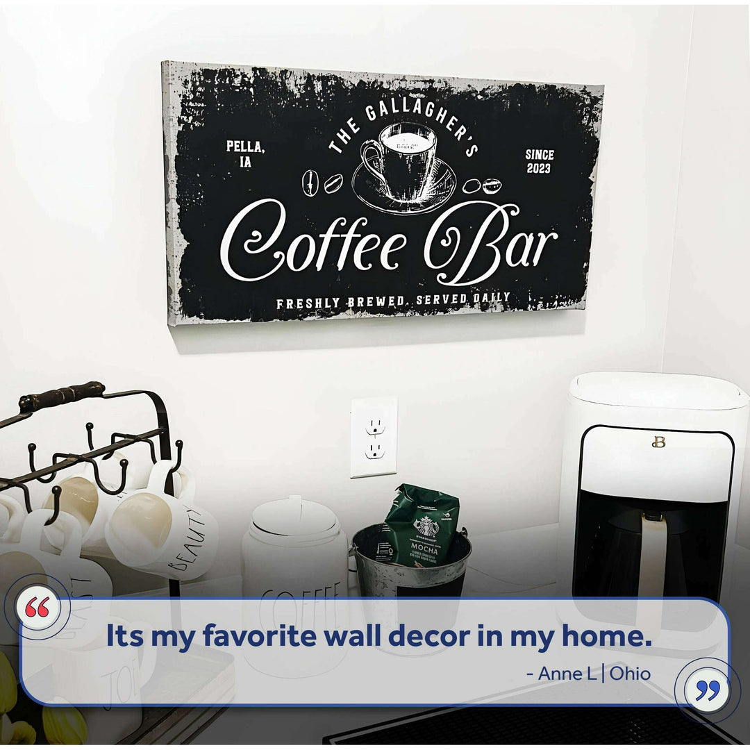 Coffee Bar Sign V