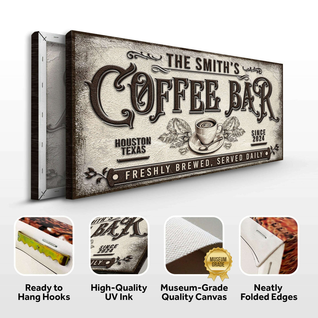 Coffee Bar Sign X