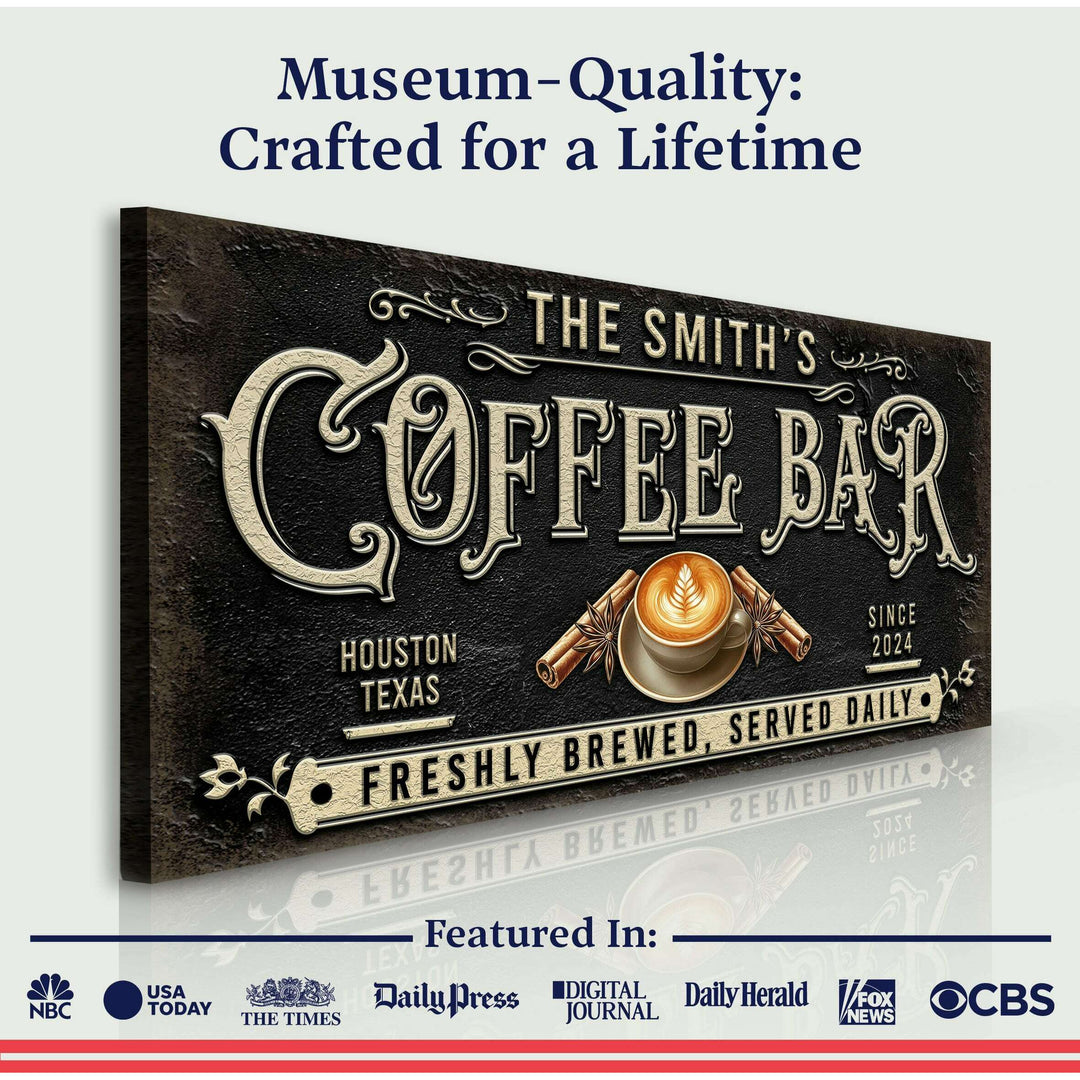 Coffee Bar Sign XII