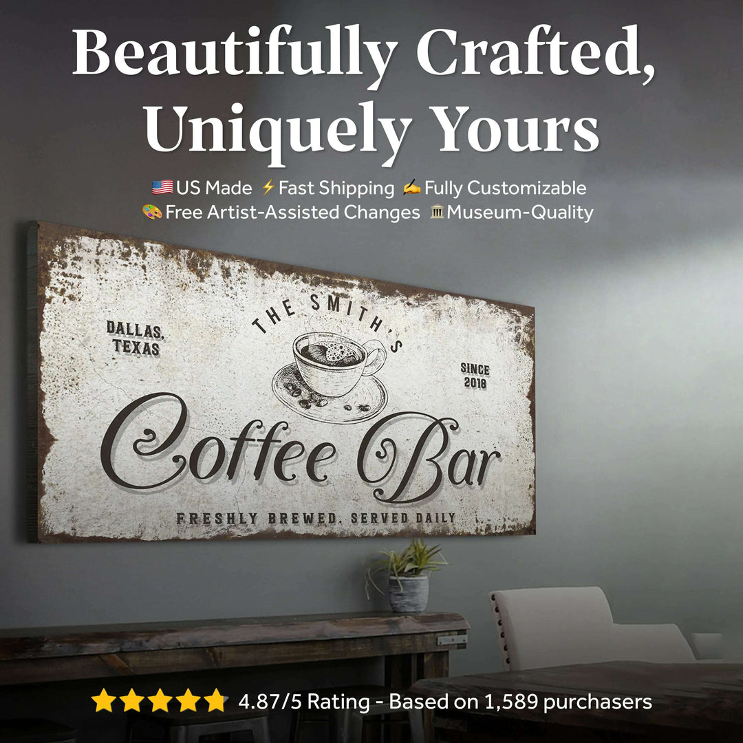 Coffee Bar Sign
