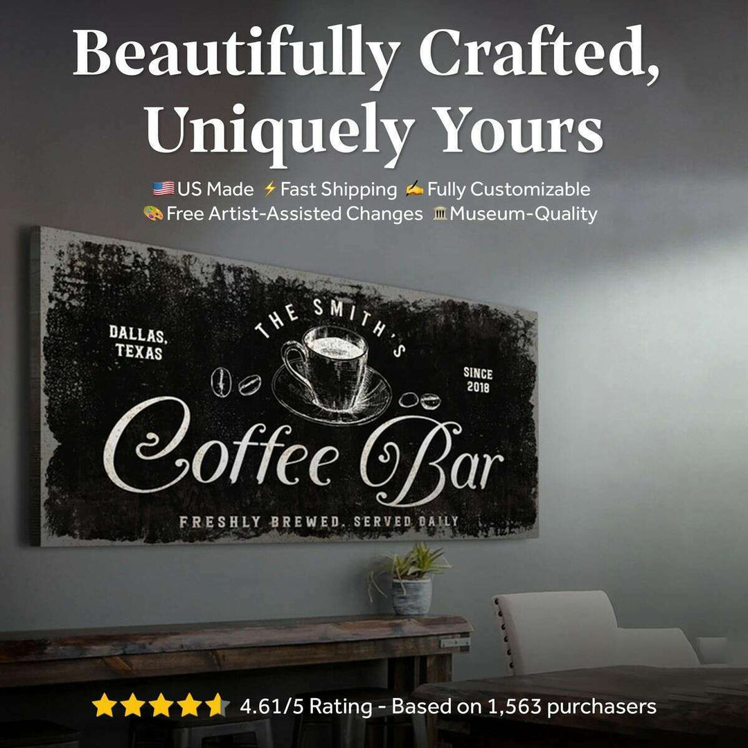 Coffee Bar Sign