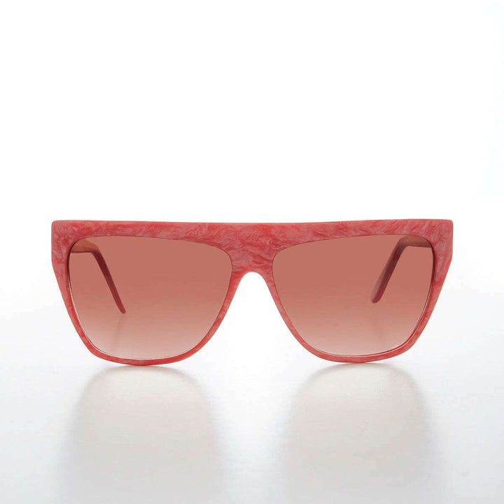 Colorful 80s Flat Top Sunglass - Taffy