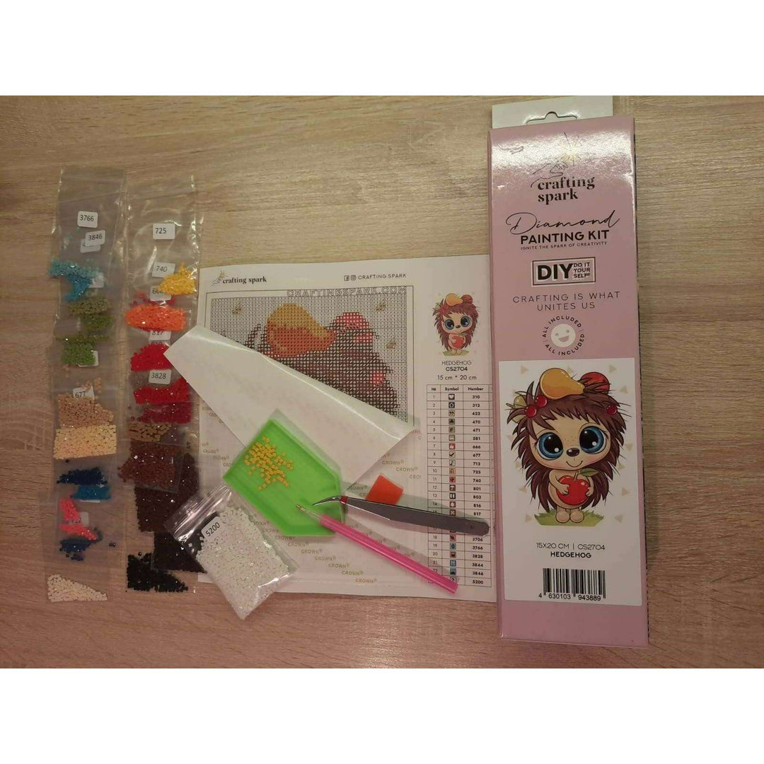 Colorful Fox CS2543 11.8 x 15.7 inches Crafting Spark Diamond Painting Kit