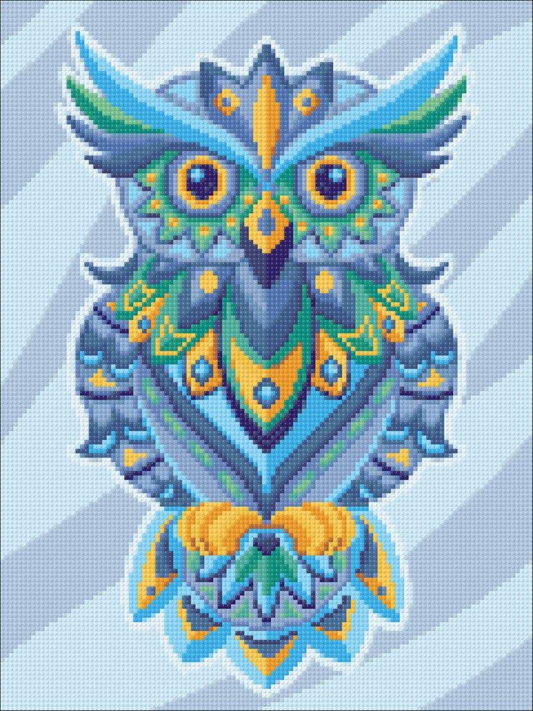 Colorful Owl CS2544 11.8 x 15.7 inches Crafting Spark Diamond Painting Kit