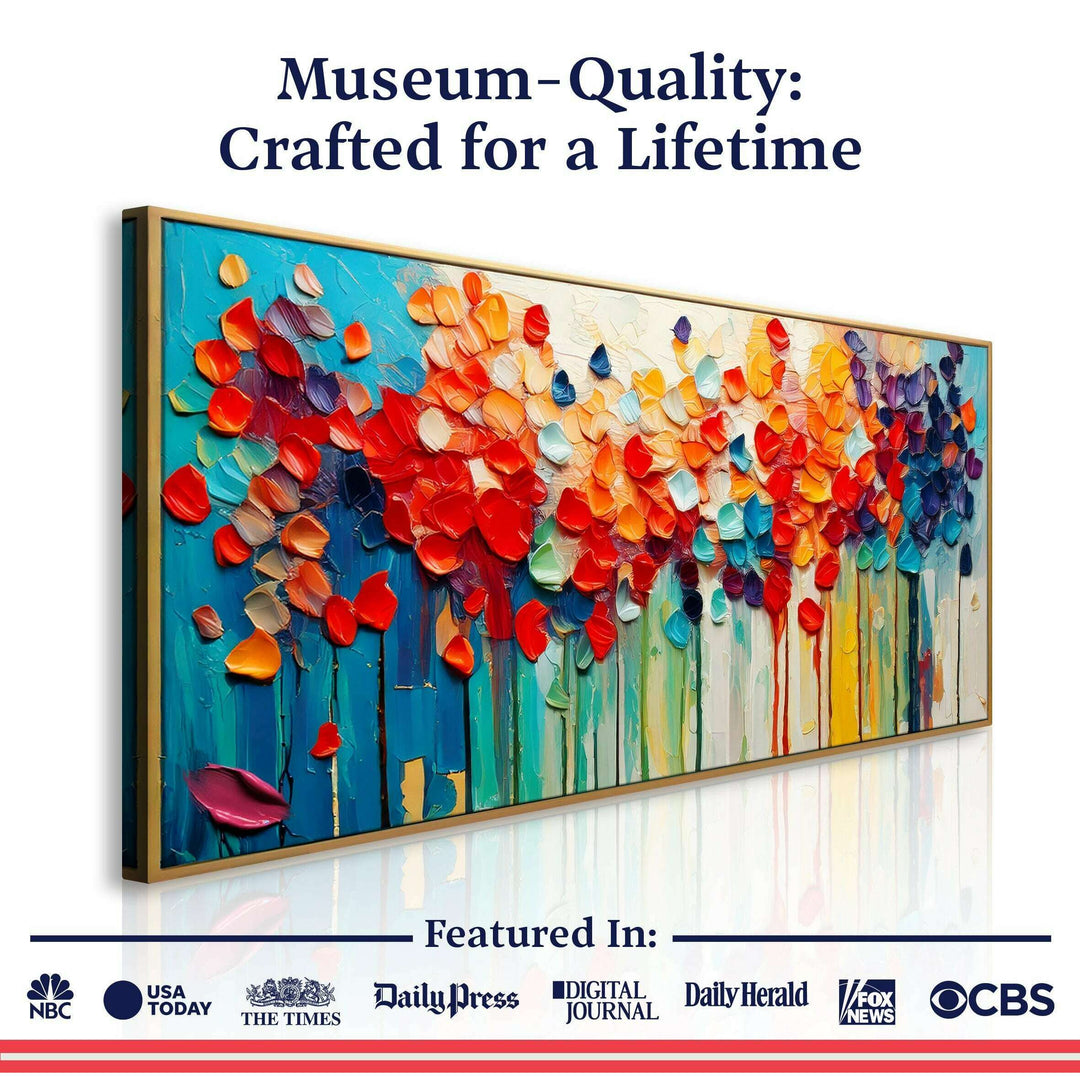 Colorful Petals Wall Art