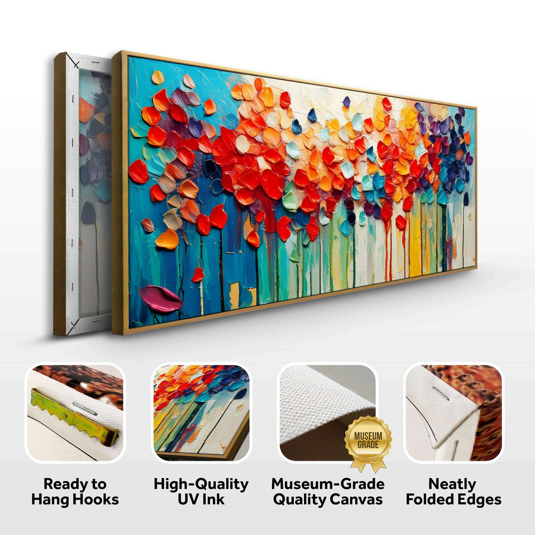 Colorful Petals Wall Art