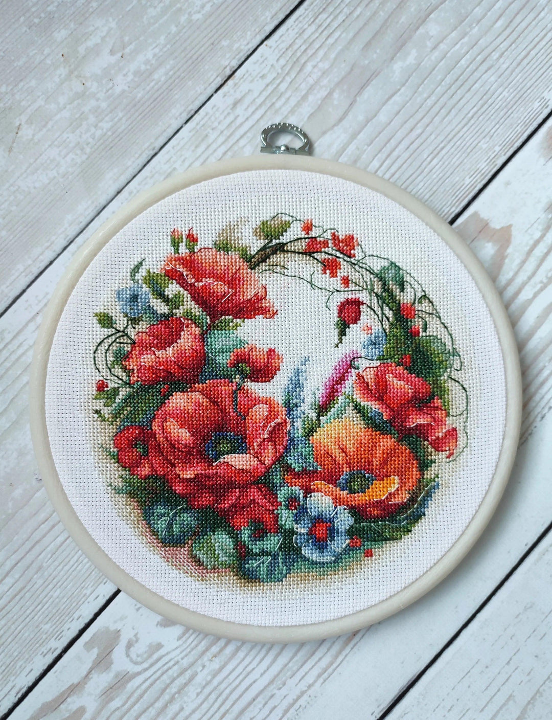 Composition With Poppies BC209l Counted Cross-Stitch Kit