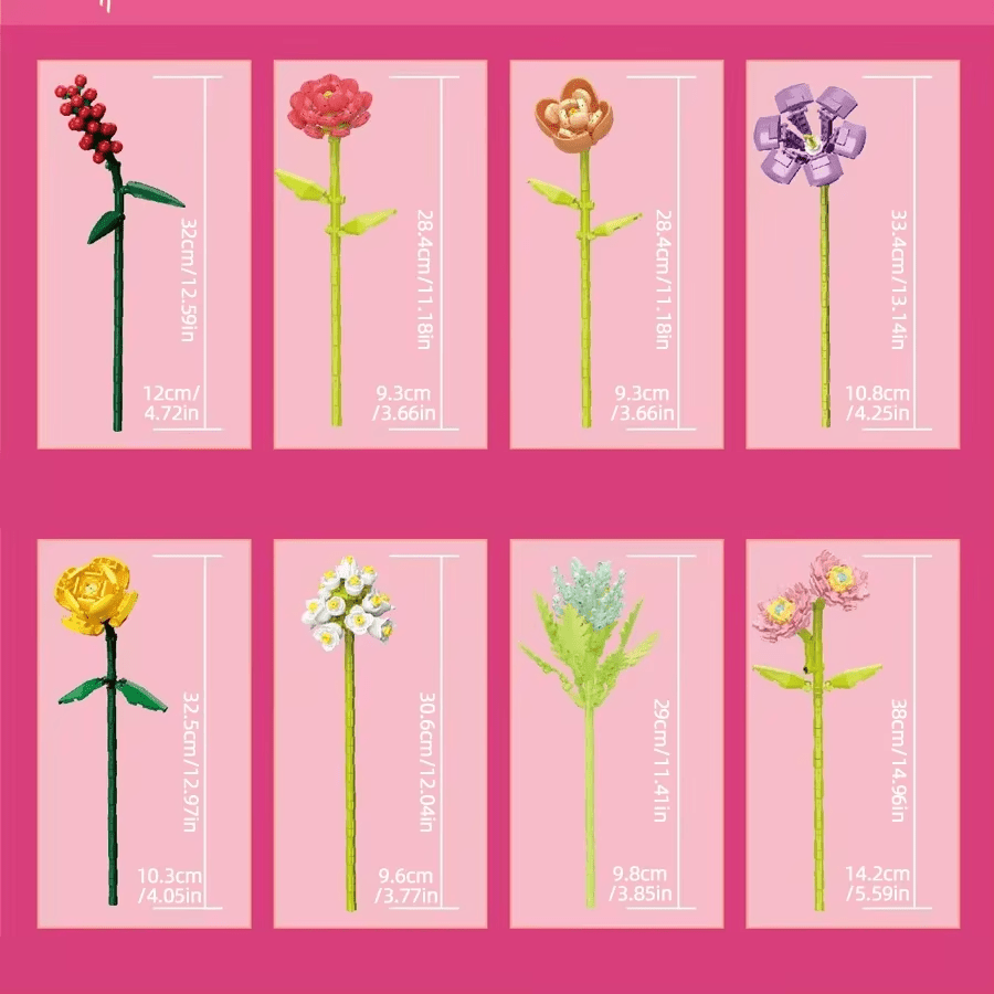 Constructor flower bouquet in a vase F07M9-8(109)