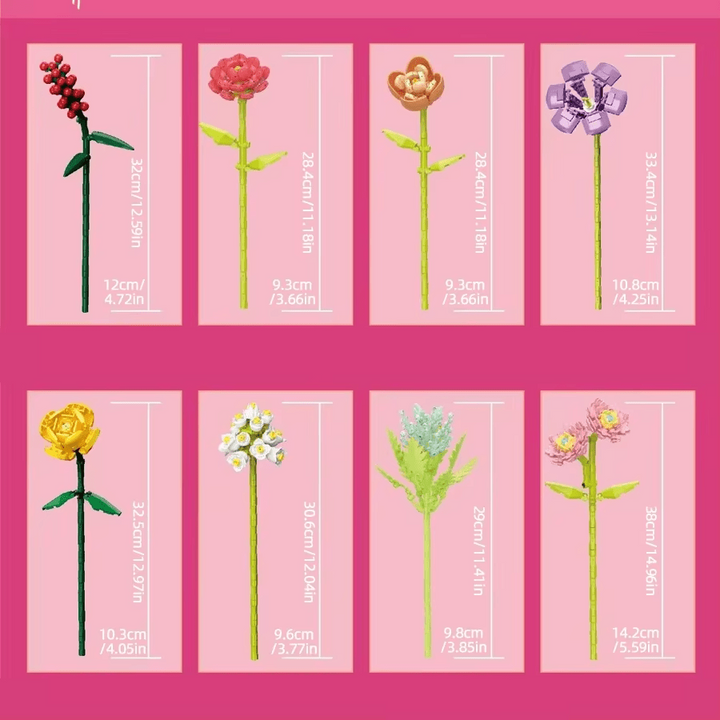 Constructor flower bouquet in a vase F07M9-8(109)
