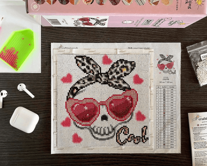 Cool CS2712 7.9 x 7.9 inches Crafting Spark Diamond Painting Kit