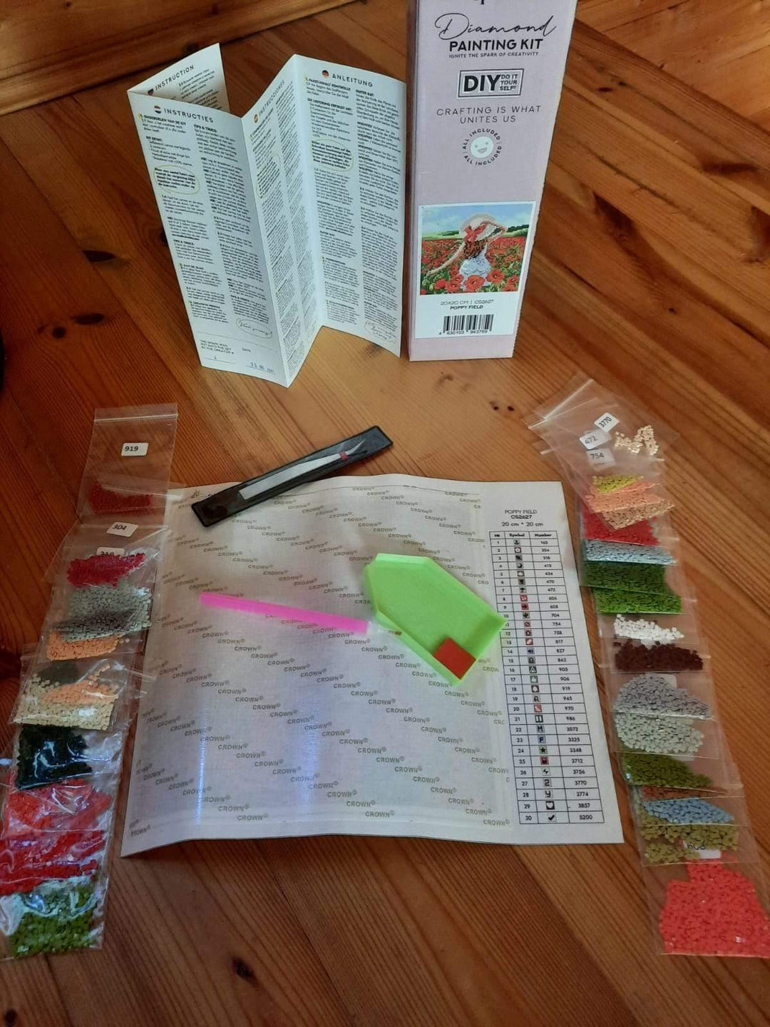 Cool CS2712 7.9 x 7.9 inches Crafting Spark Diamond Painting Kit