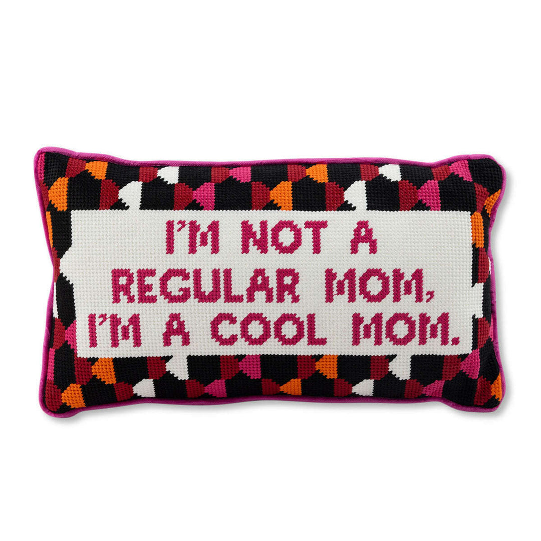 Cool Mom Needlepoint Pillow