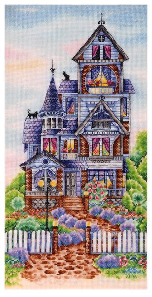 Victorian house Counted cross stitch kit 1273A