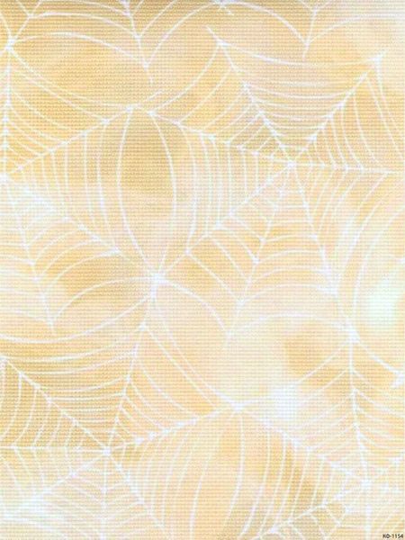 Golden Web Designer Printed AIDA Fabric. Canvas for embroidery with an applied background  KF-1154A