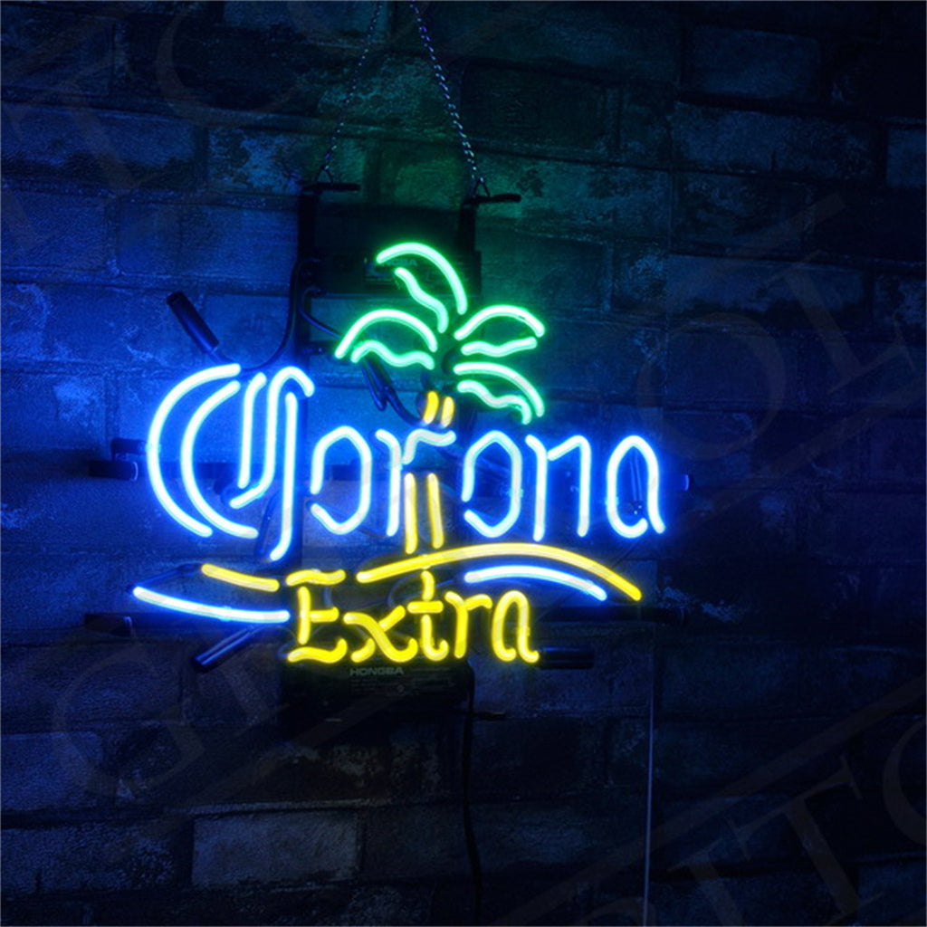 Corona Extra Beer Palm Tree Neon Signs