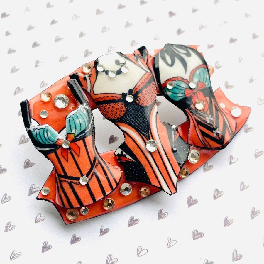 Corset Brooch by Rosie Rose Parker - Quirks!