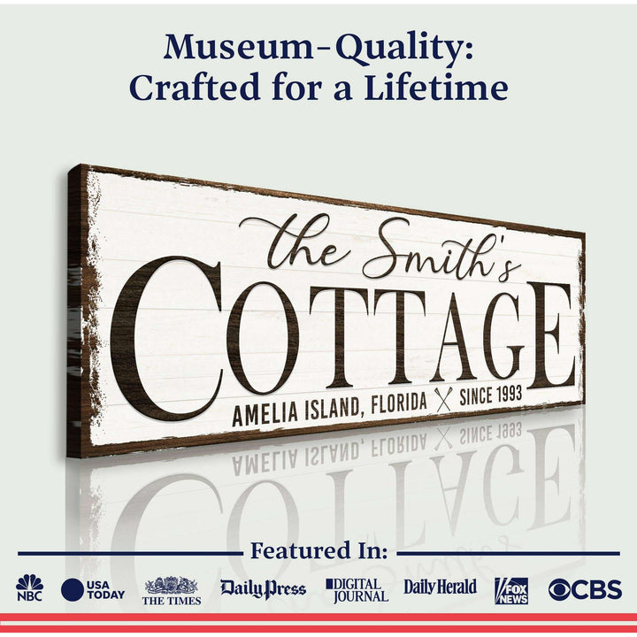 Cottage Beach House Sign II