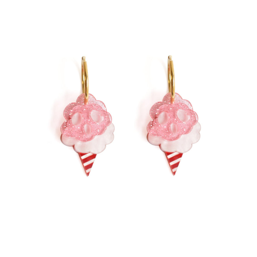 Cotton Candy Earrings by Laliblue 