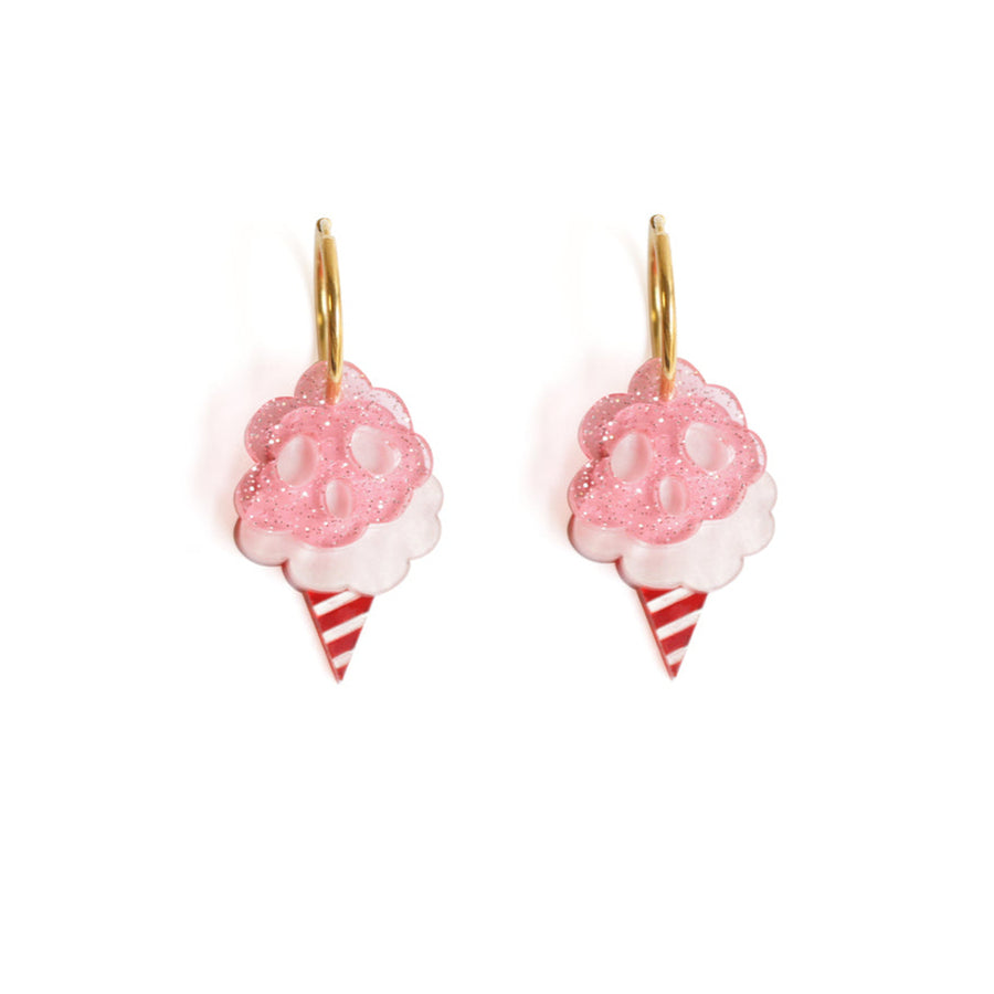 Cotton Candy Earrings by Laliblue 