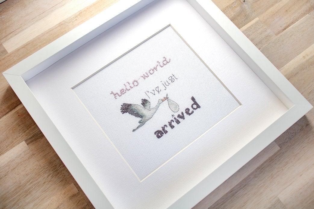 Counted Cross Stitch Kit A gift for a newborn Leti931