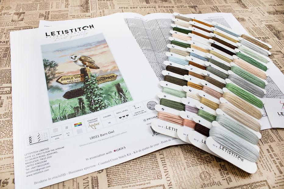 Counted Cross Stitch Kit Barn Owl L8031