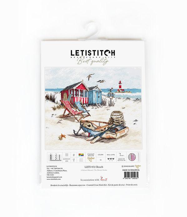 Counted Cross Stitch Kit Beach Leti972