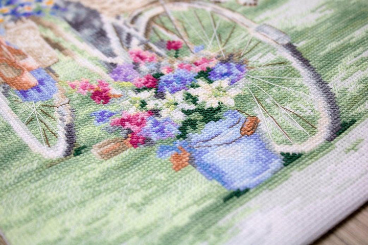 Counted Cross Stitch Kit Bike Leti971