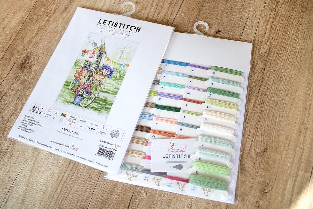 Counted Cross Stitch Kit Bike Leti971