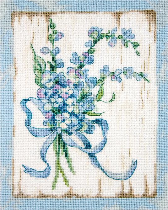 Counted Cross Stitch Kit BLUE I Leti974