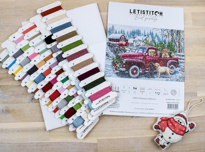 Counted Cross Stitch Kit Christmas delivery L8014