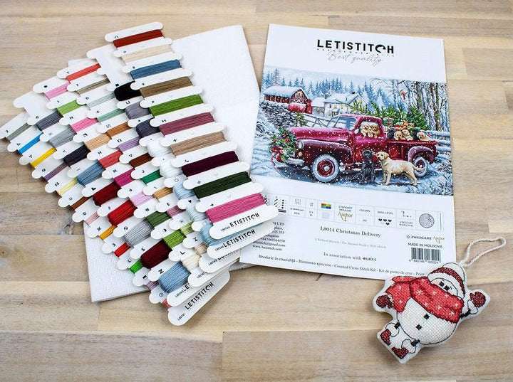 Counted Cross Stitch Kit Christmas delivery L8014