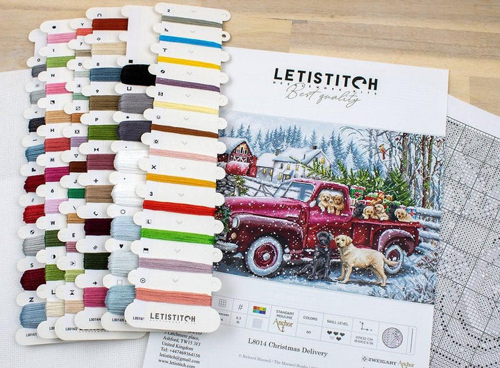 Counted Cross Stitch Kit Christmas delivery L8014