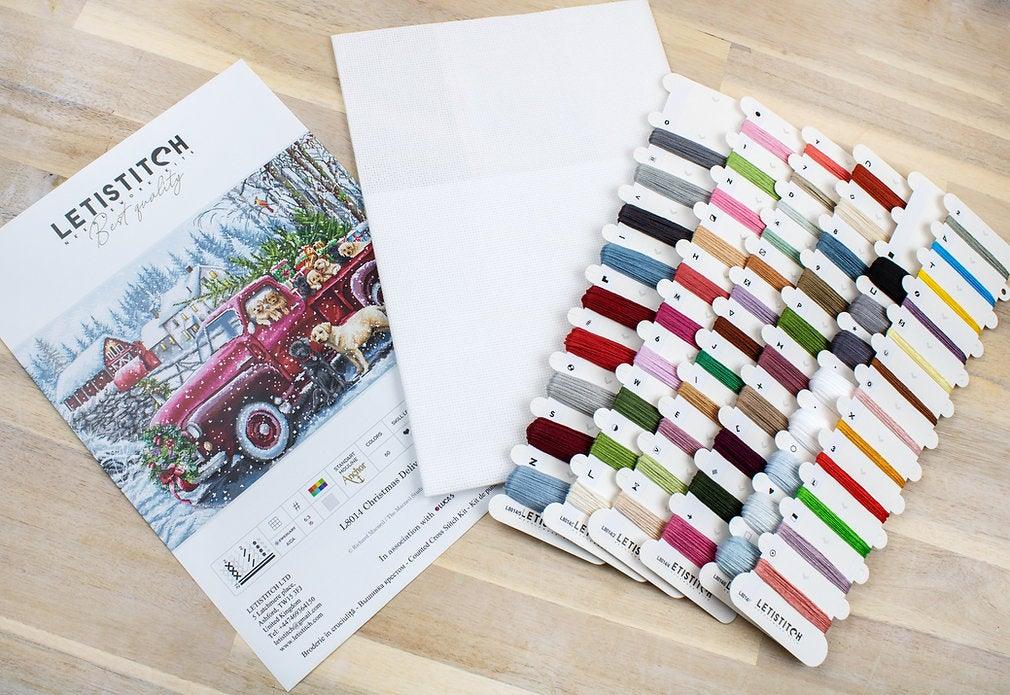Counted Cross Stitch Kit Christmas delivery L8014