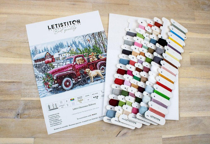 Counted Cross Stitch Kit Christmas delivery L8014