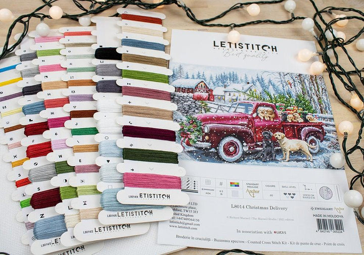 Counted Cross Stitch Kit Christmas delivery L8014