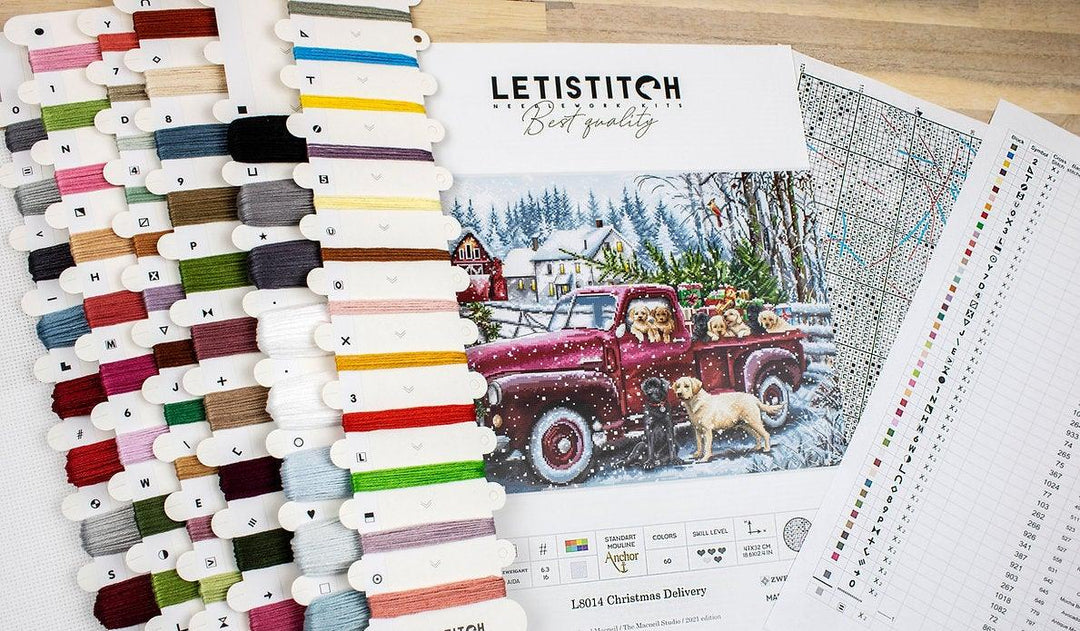 Counted Cross Stitch Kit Christmas delivery L8014