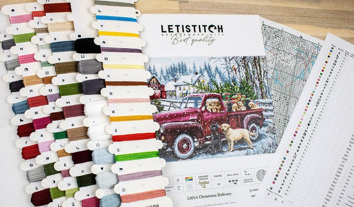 Counted Cross Stitch Kit Christmas delivery L8014