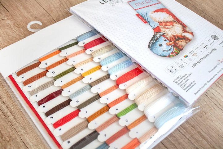 Counted Cross Stitch Kit Christmas Stocking Leti921