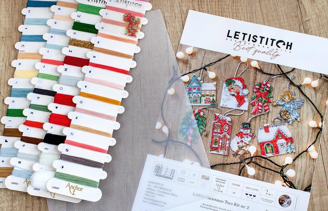 Counted Cross Stitch Kit Christmas Toys Kit 2 L8002