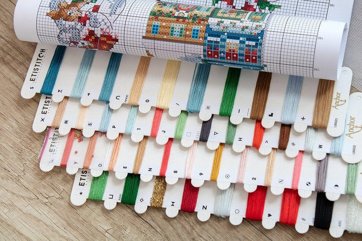 Counted Cross Stitch Kit Christmas Toys Kit 2 L8002