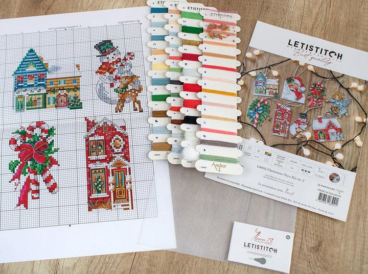Counted Cross Stitch Kit Christmas Toys Kit 2 L8002