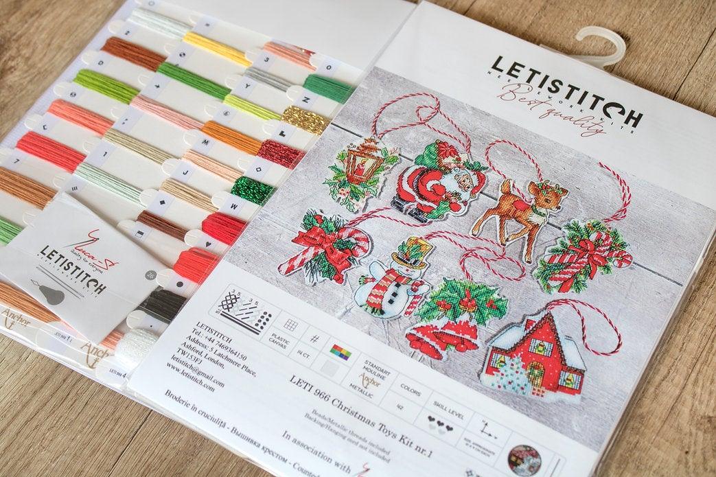 Counted Cross Stitch Kit Christmas toys kit nr.1 Leti966