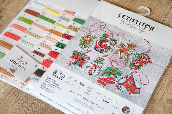 Counted Cross Stitch Kit Christmas toys kit nr.1 Leti966