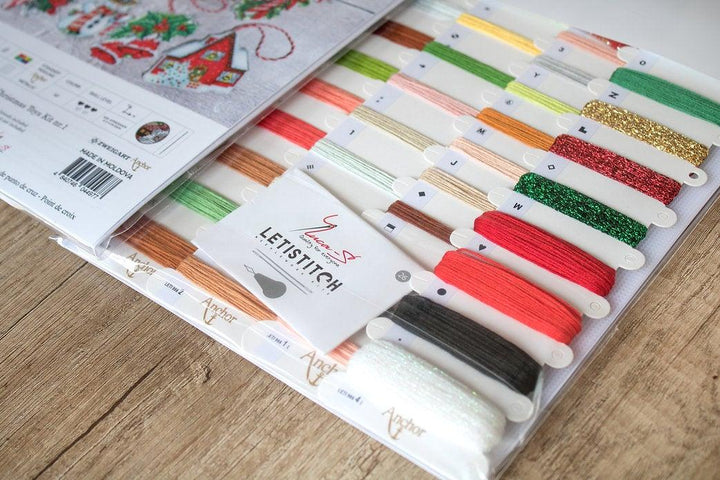 Counted Cross Stitch Kit Christmas toys kit nr.1 Leti966